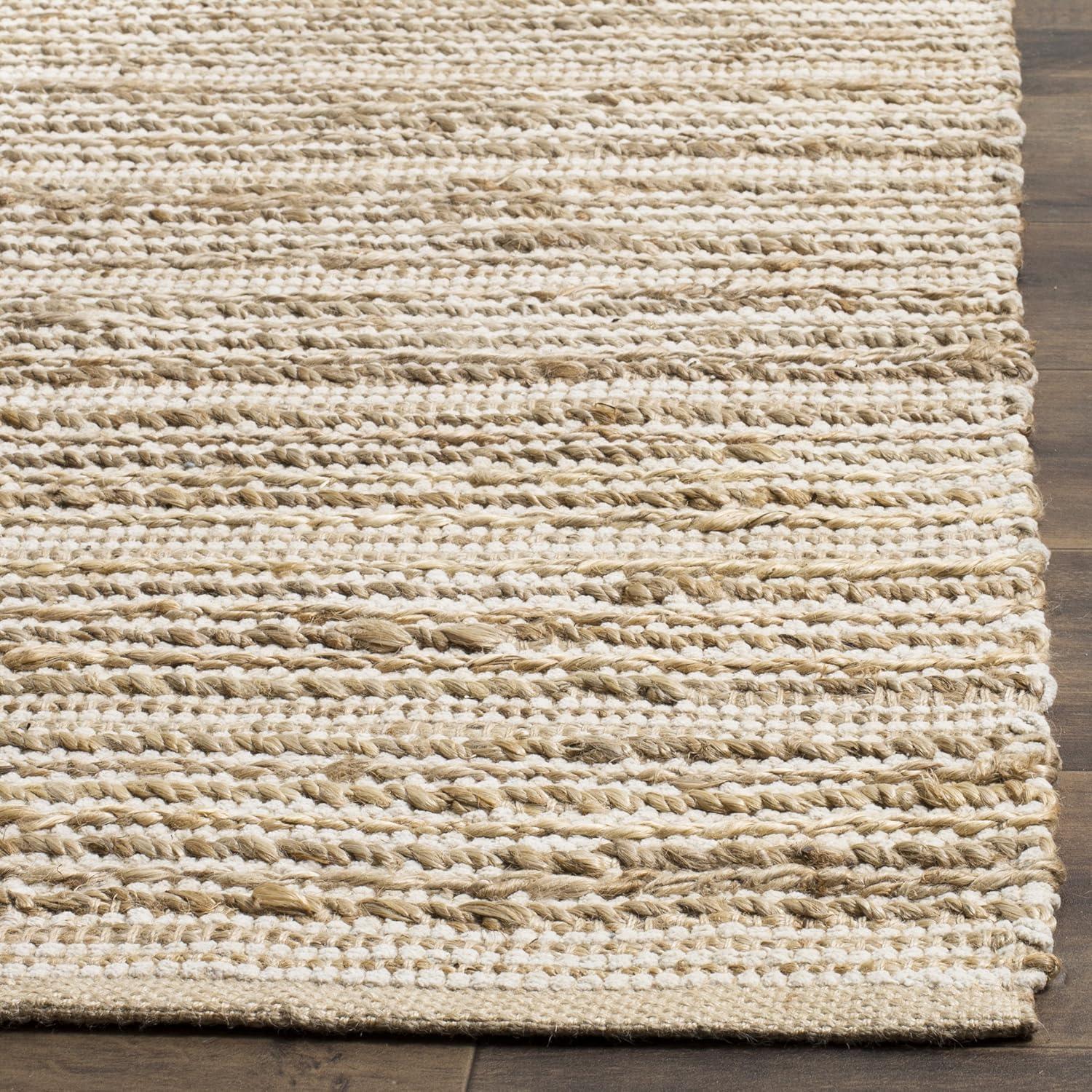 Cape Cod CAP851 Woven Indoor Area Rug - Natural/Ivory - 5'x8' - Safavieh