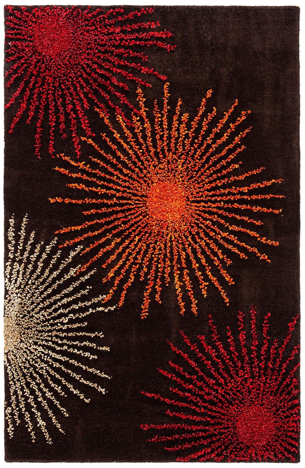 Soho SOH712 Hand Tufted Indoor Accent Rug - Green/Multi - 2'6"x4' - Safavieh.