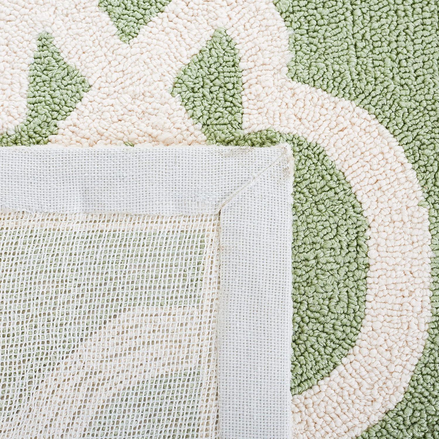 Four Seasons FRS466 Hand Tufted Area Rug - Seafoam/Ivory - 8'x10' - Safavieh.