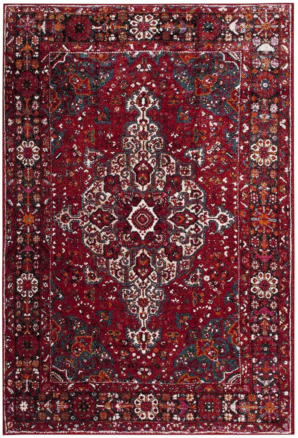 Vintage Hamadan VTH222 Power Loomed Indoor Runner Rug - Red/Multi - 2'3"x16' - Safavieh