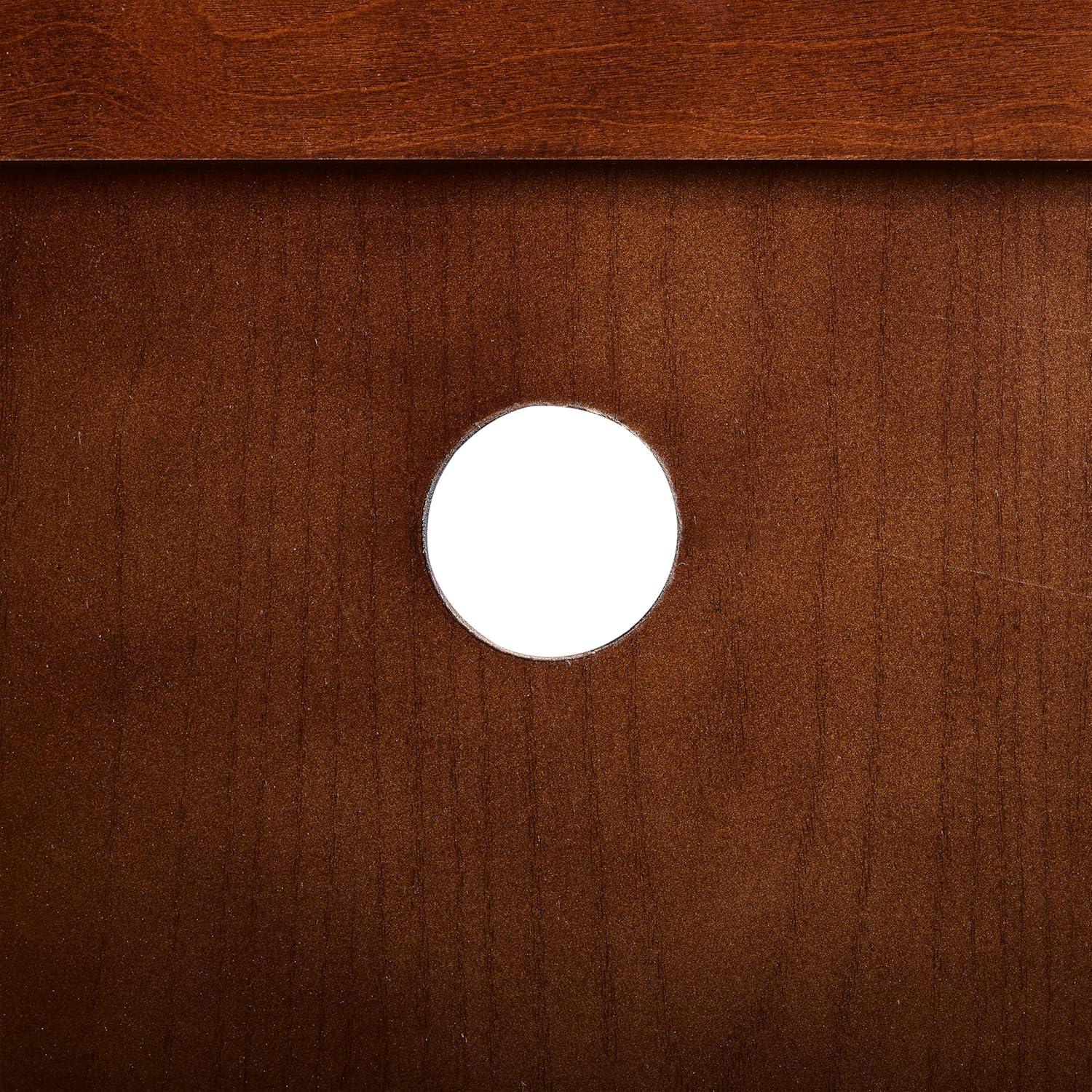 Cambridge TV Stand for TVs up to 60" Dark Red - Crosley: Entertainment Center with Adjustable Shelves & Cable Management