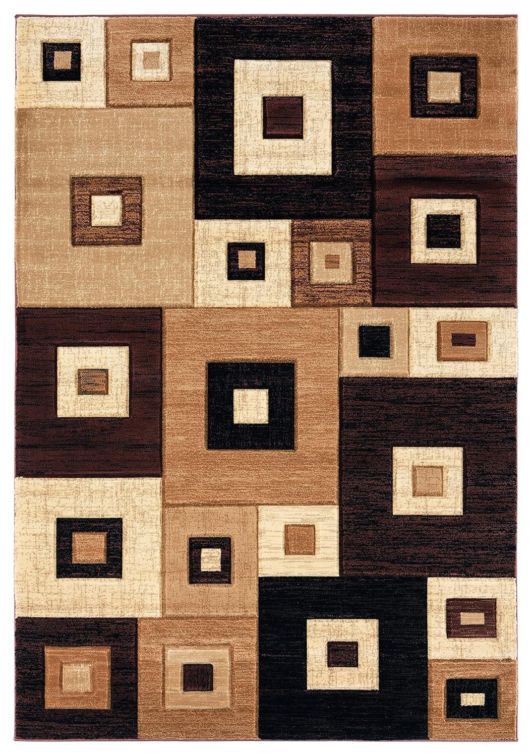 United Weavers of America Bristol Cicero Brown Area Rug, 7'10" x 10'6"