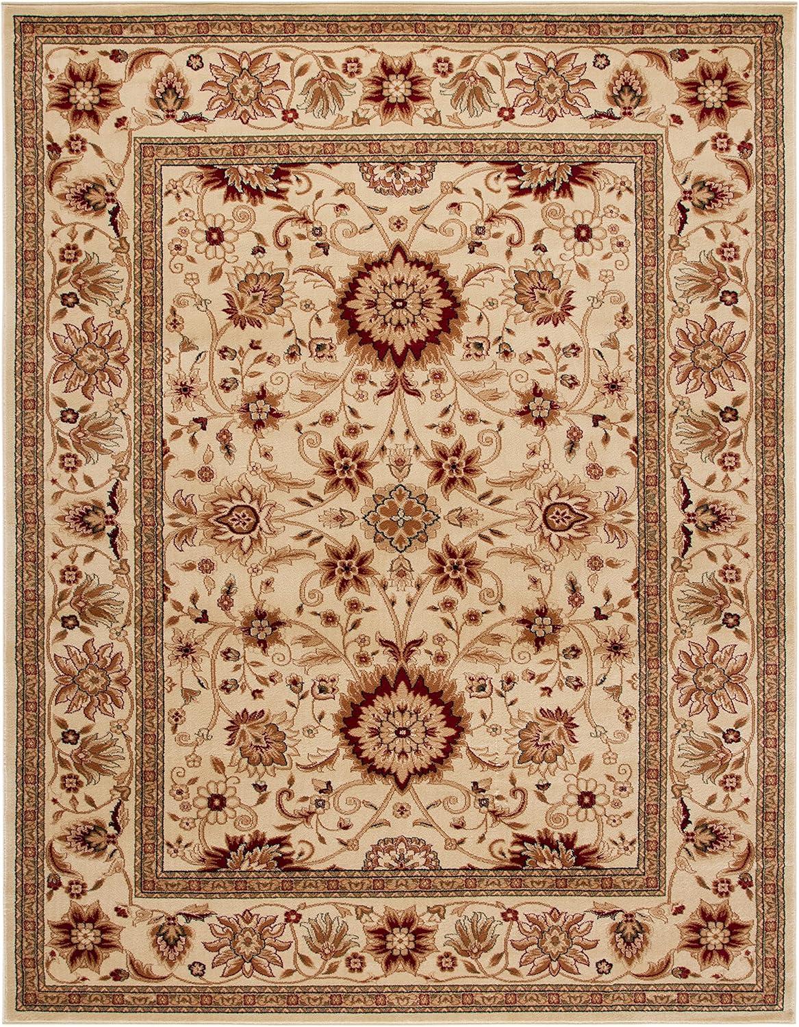 SAFAVIEH Lyndhurst Victoria Floral Area Rug, Ivory, 10' x 14'