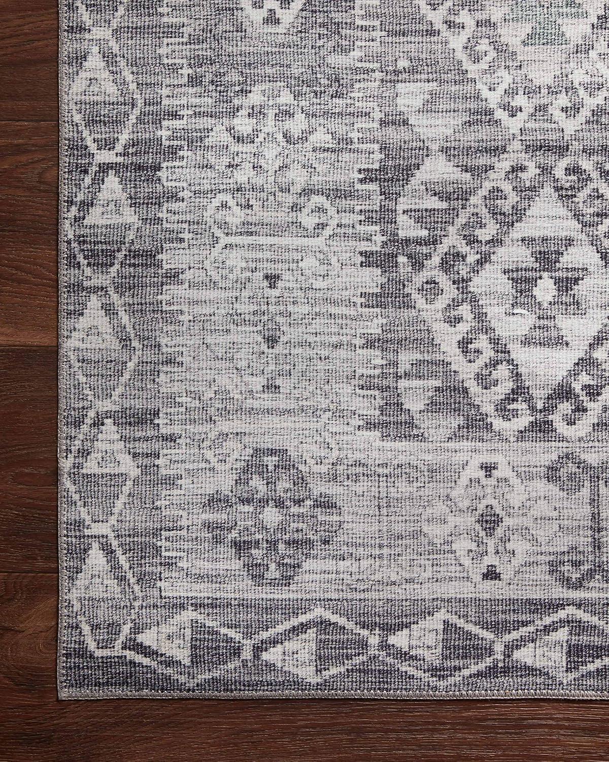 Loloi II Zion Southwestern Traditional Area Rug, Gray, 2'3" x 3'9"