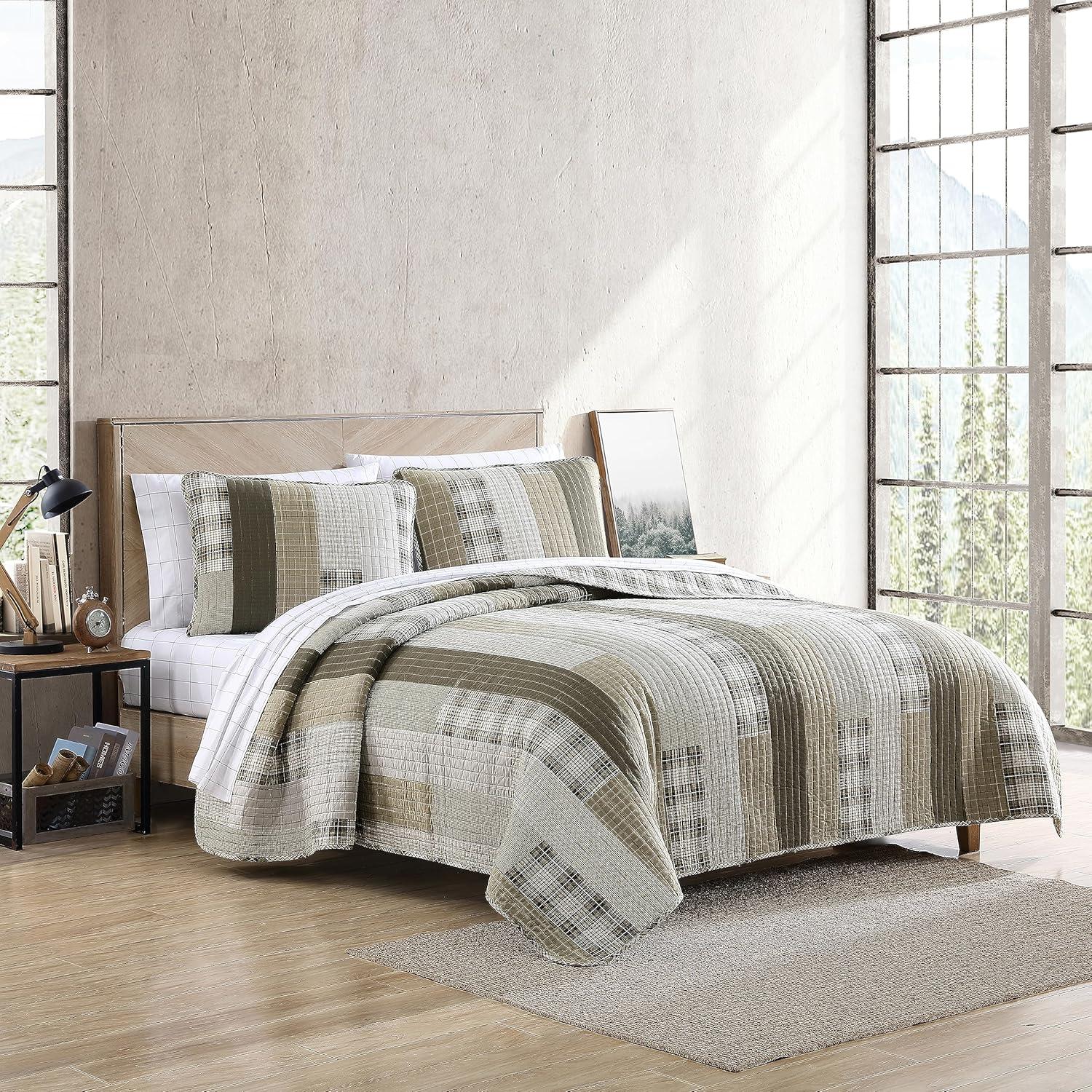 Eddie Bauer Fairview Cotton Reversible Quilt Set