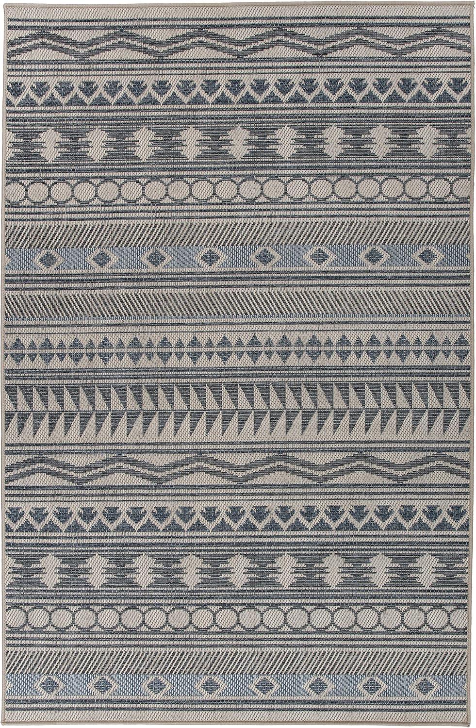 World Rug Gallery Modern Bohemian Global Indoor/Outdoor Area Rug