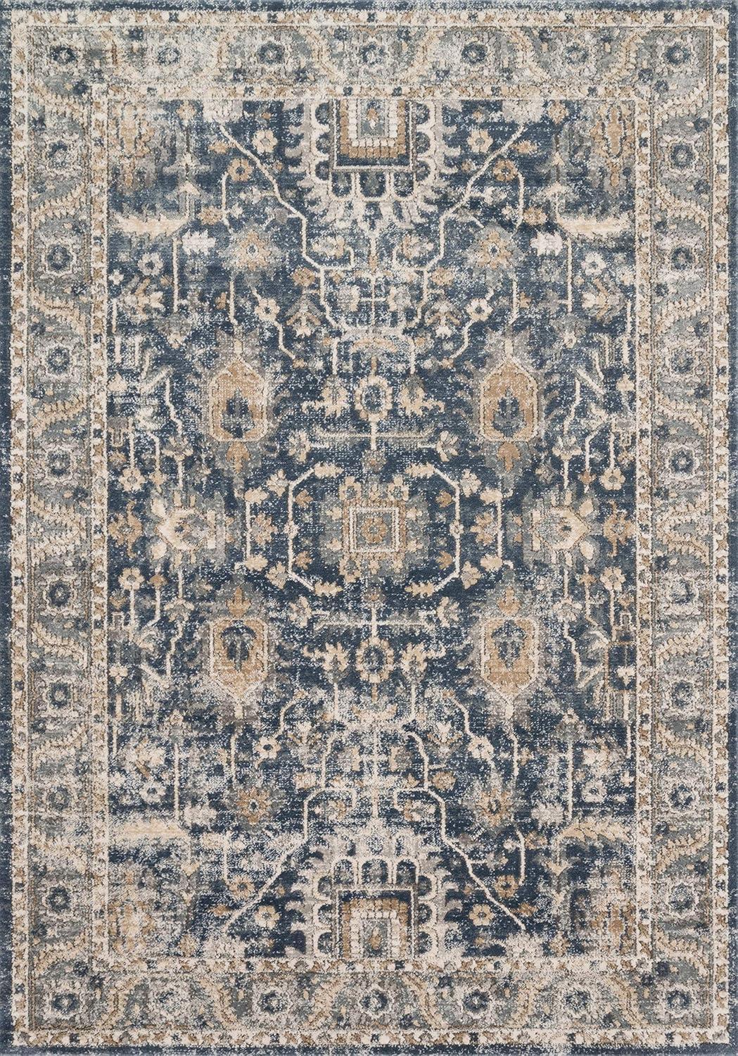 Loloi Teagan Denim / Pebble 2'-8" x 4' Accent Rug