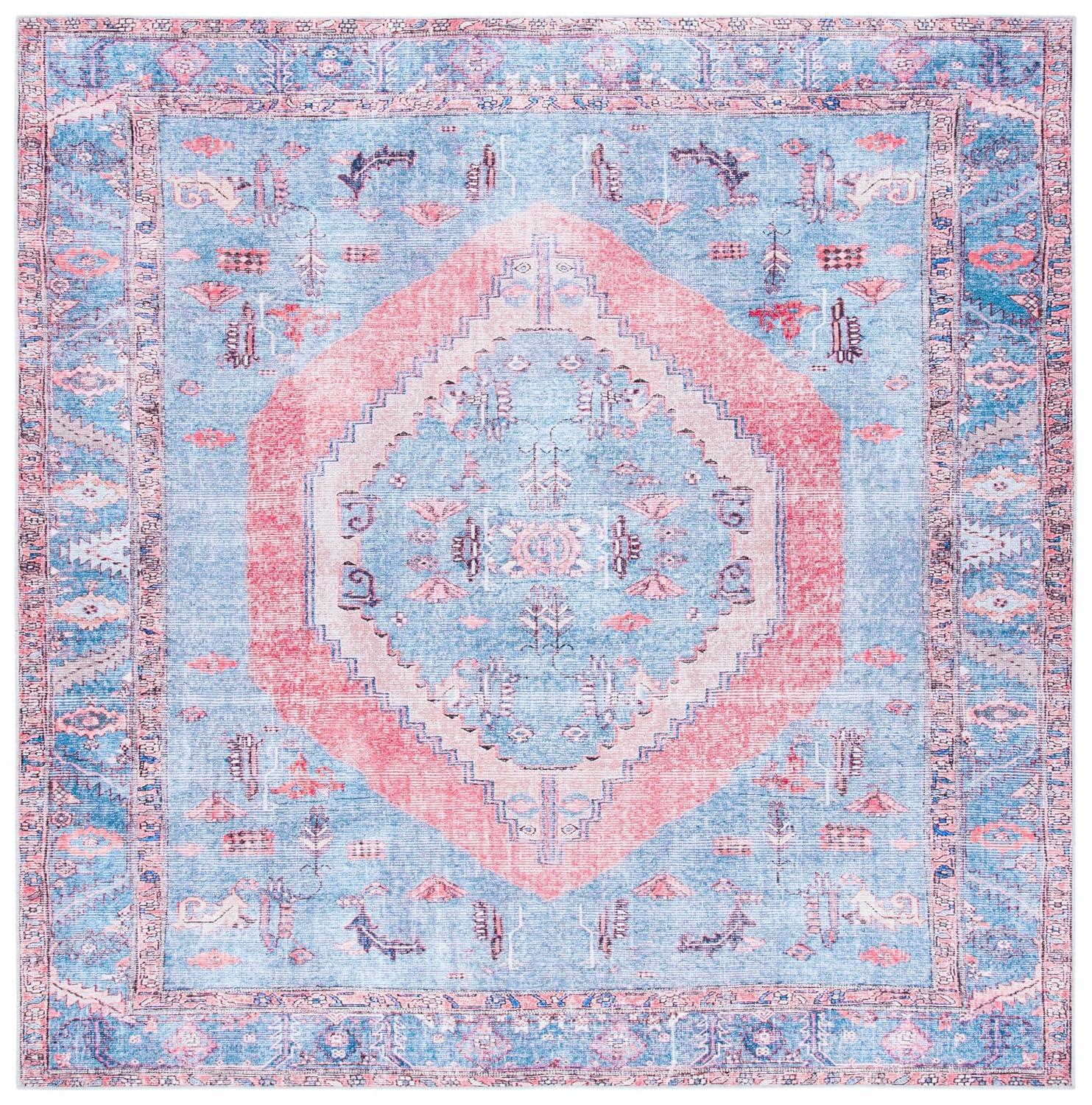 SAFAVIEH Serapi Collection SEP356J Light Blue / Beige Rug