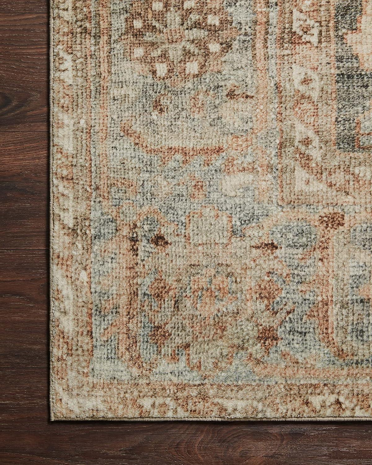 Margot Oriental Ocean/Spice Area Rug Feat. CloudPile