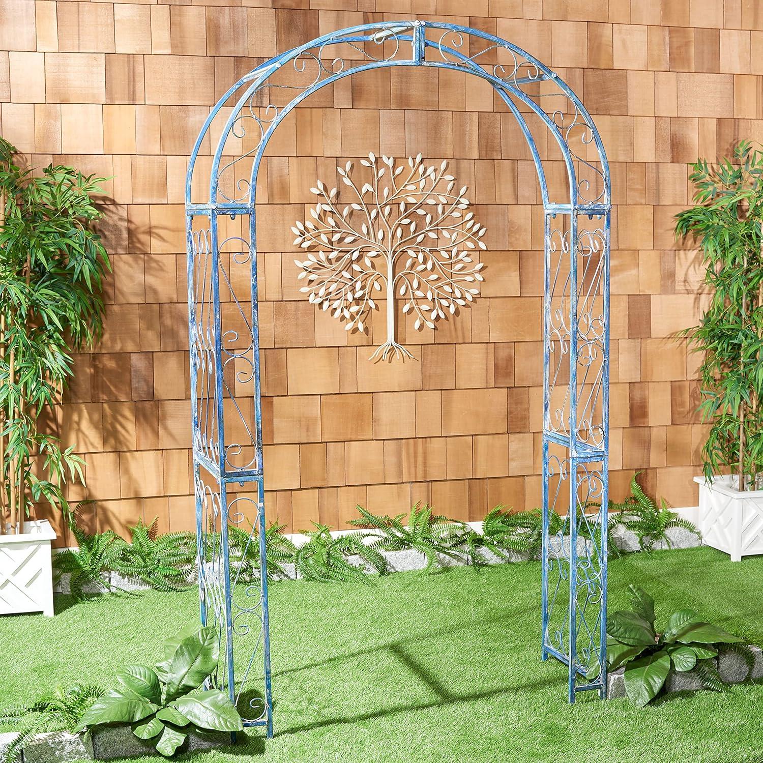 Afaan 48.5'' W x 18.5'' D Iron Arbor