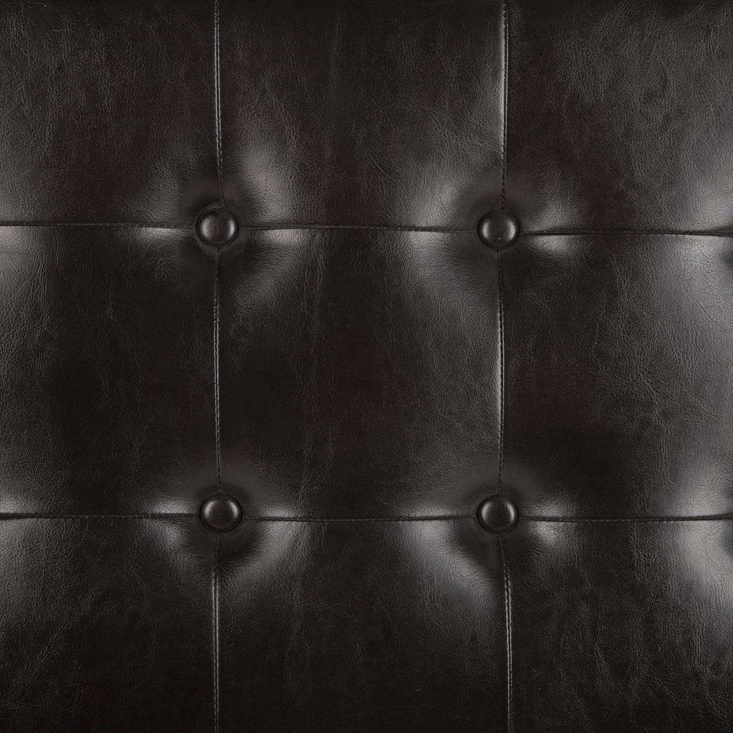 Manhattan Small Storage Ottoman - HUD4201 - Saddle - Safavieh Couture