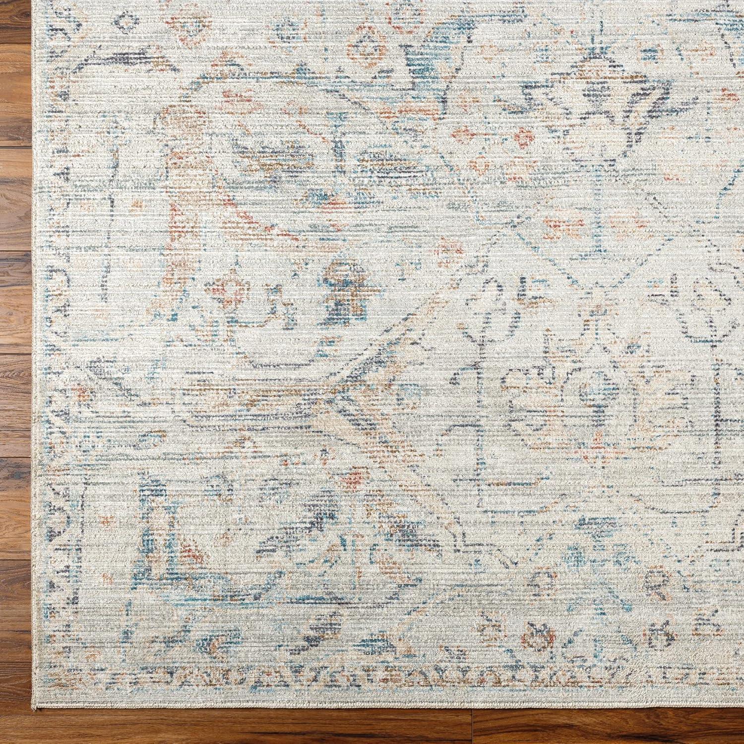 Becki Owens x Livabliss Vintage Traditional Oriental Boho Cream Area Rug