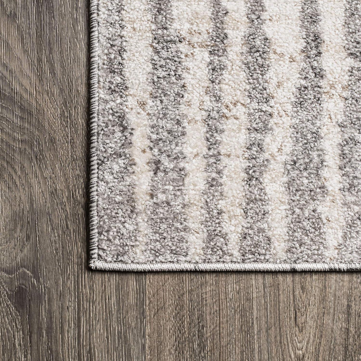 Skoura Modern Bold Stripe Area Rug  - JONATHAN Y