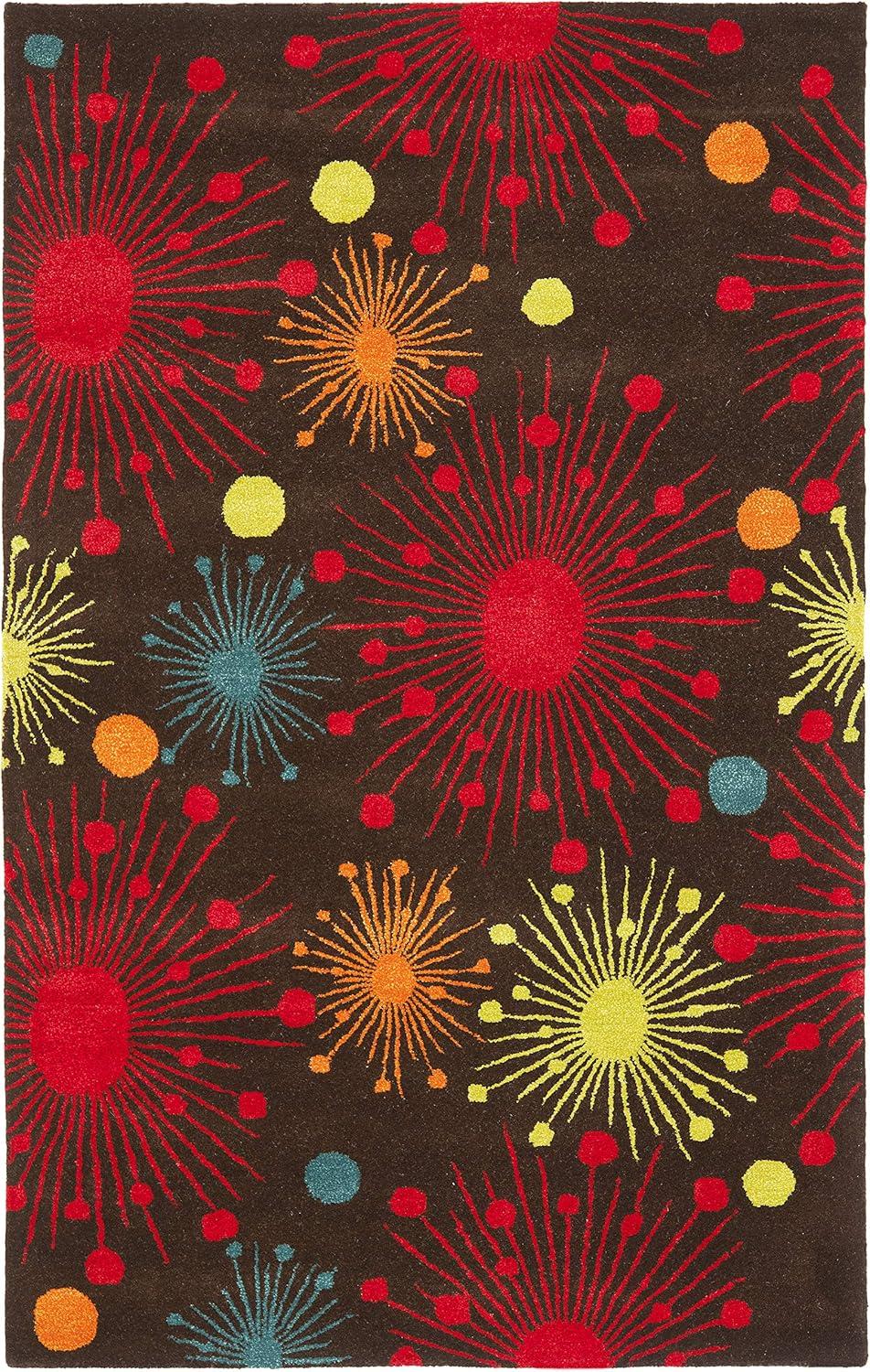 Amier Hand Tufted Wool And Viscose Floral Rug