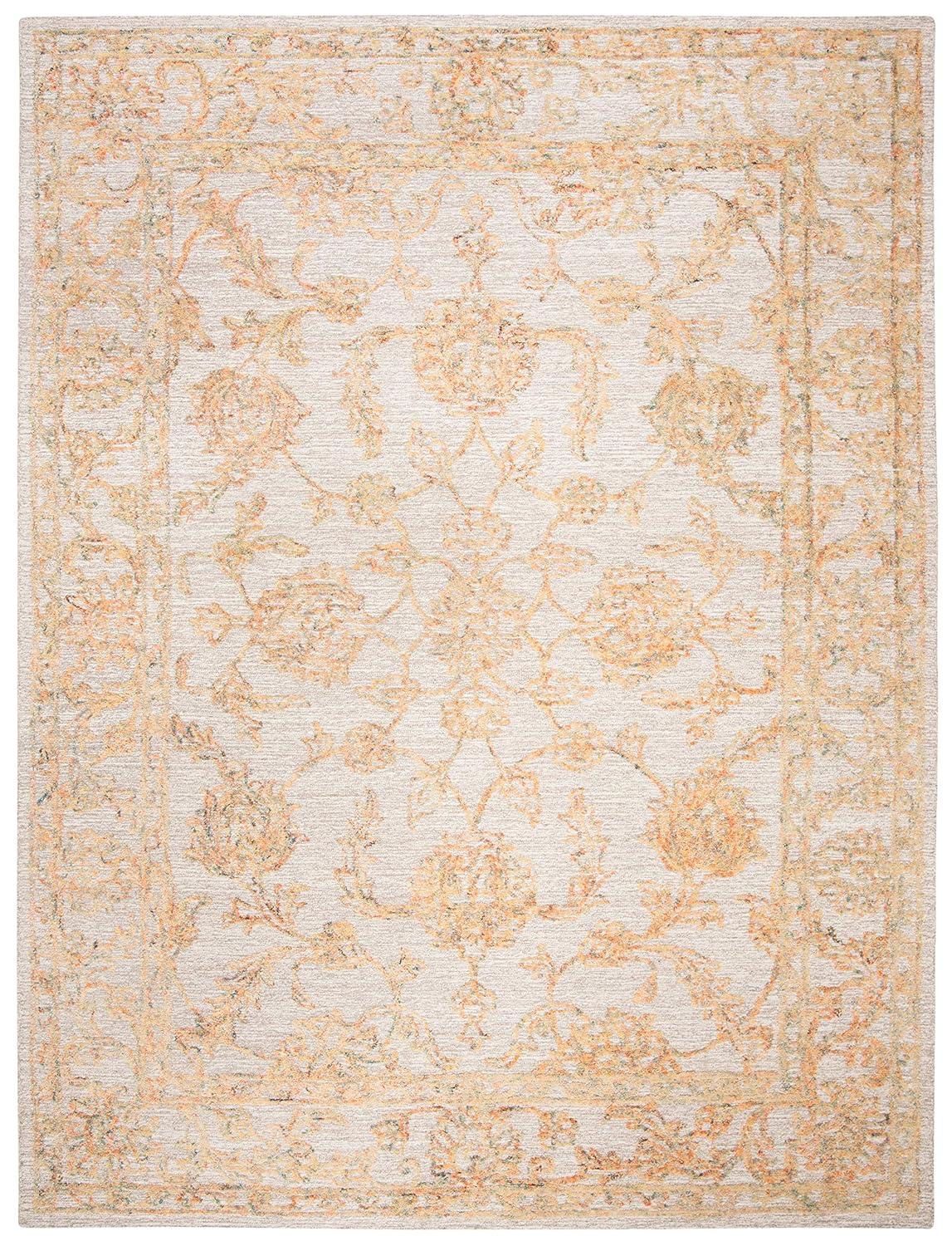 Abstract ABT477 Hand Tufted Area Rug - Beige/Gold - 8' X 10' - Safavieh.