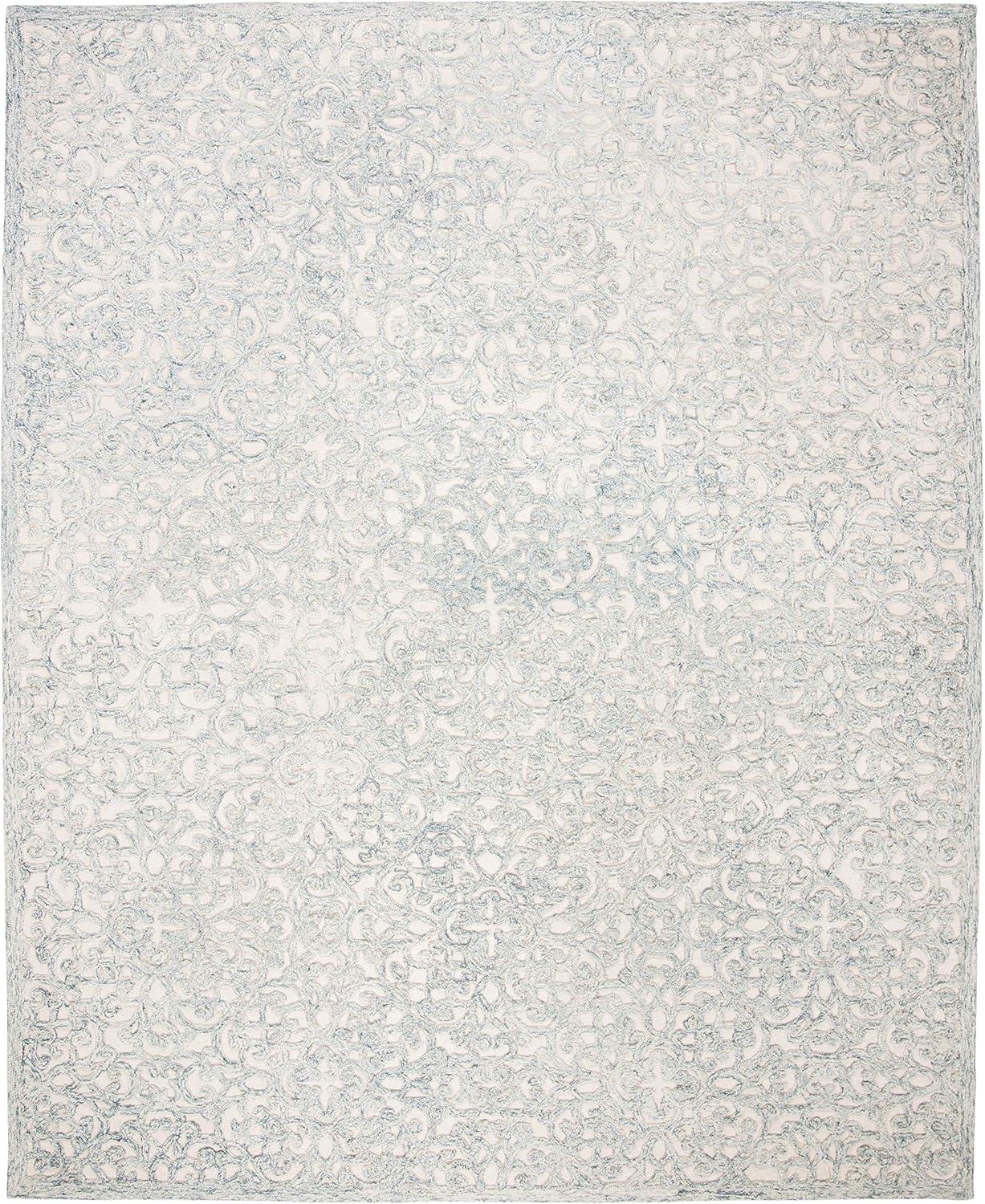 Trace TRC103 Hand Tufted Indoor Area Rug - Charcoal/Ivory - 8'x10' - Safavieh