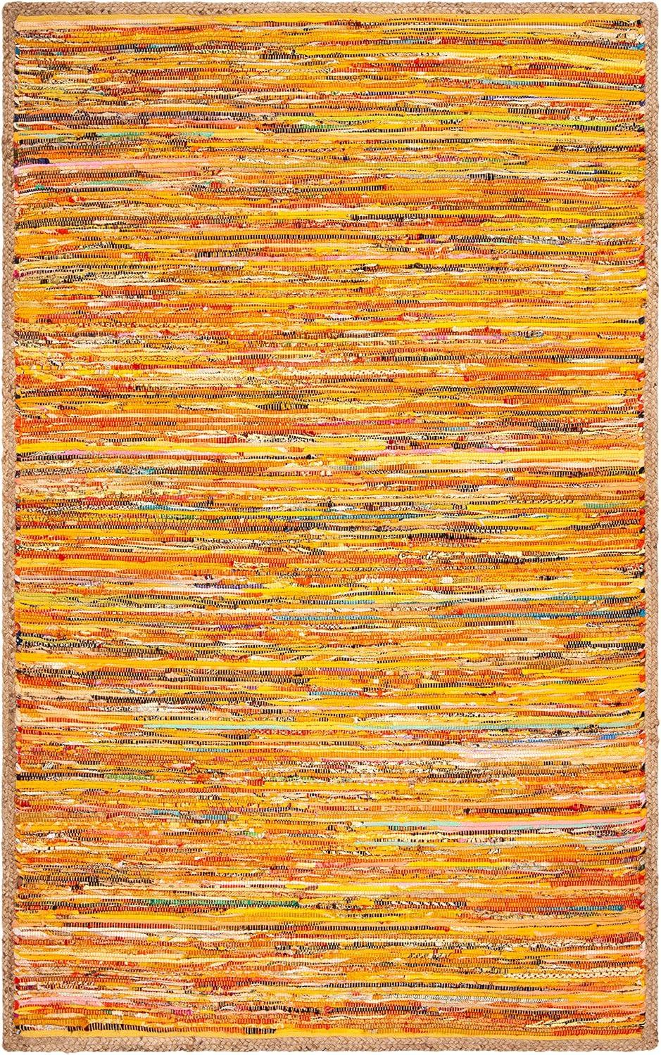 Montauk MTK960 Hand Woven Area Rug - Gold/Natural - 5'x8' - Safavieh.