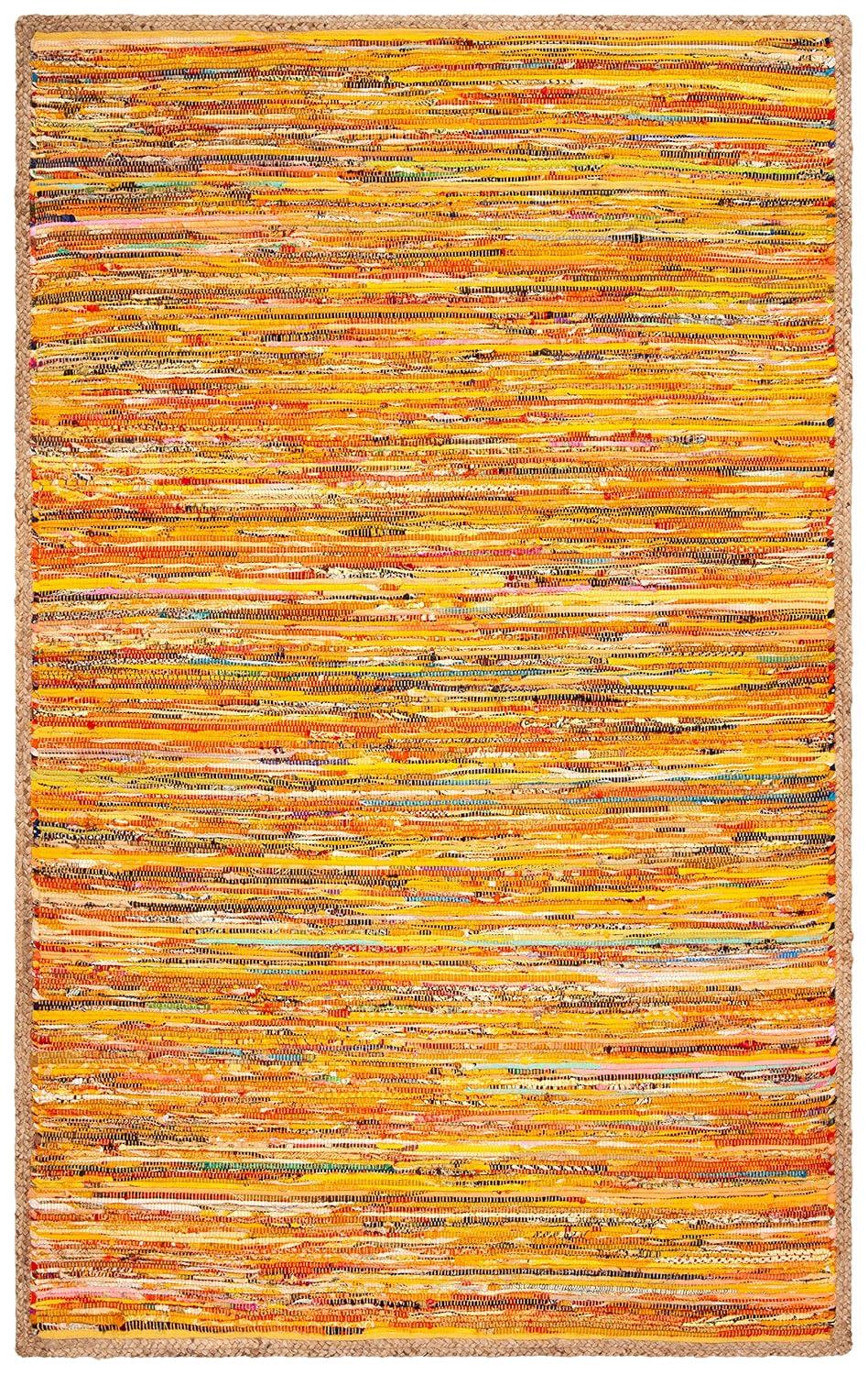 Montauk MTK960 Hand Woven Area Rug - Gold/Natural - 5'x8' - Safavieh.