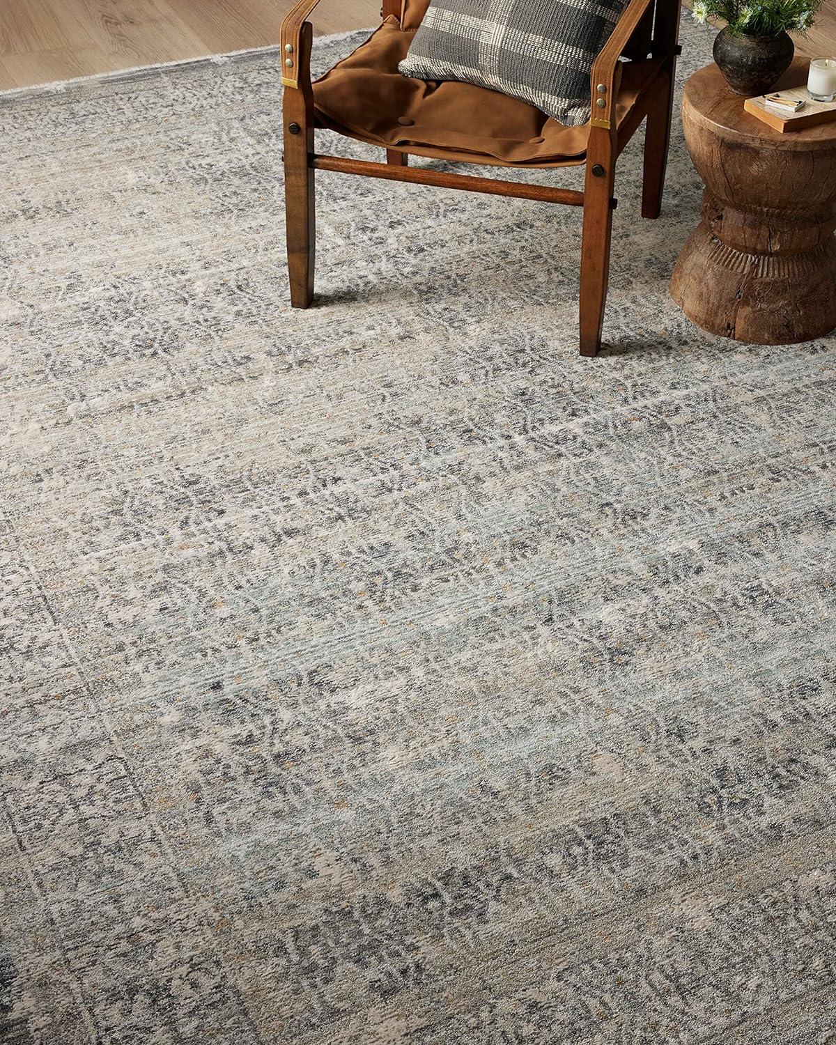 Sky Stone 5'3" x 7'9" Rectangular Gray Wool Blend Area Rug