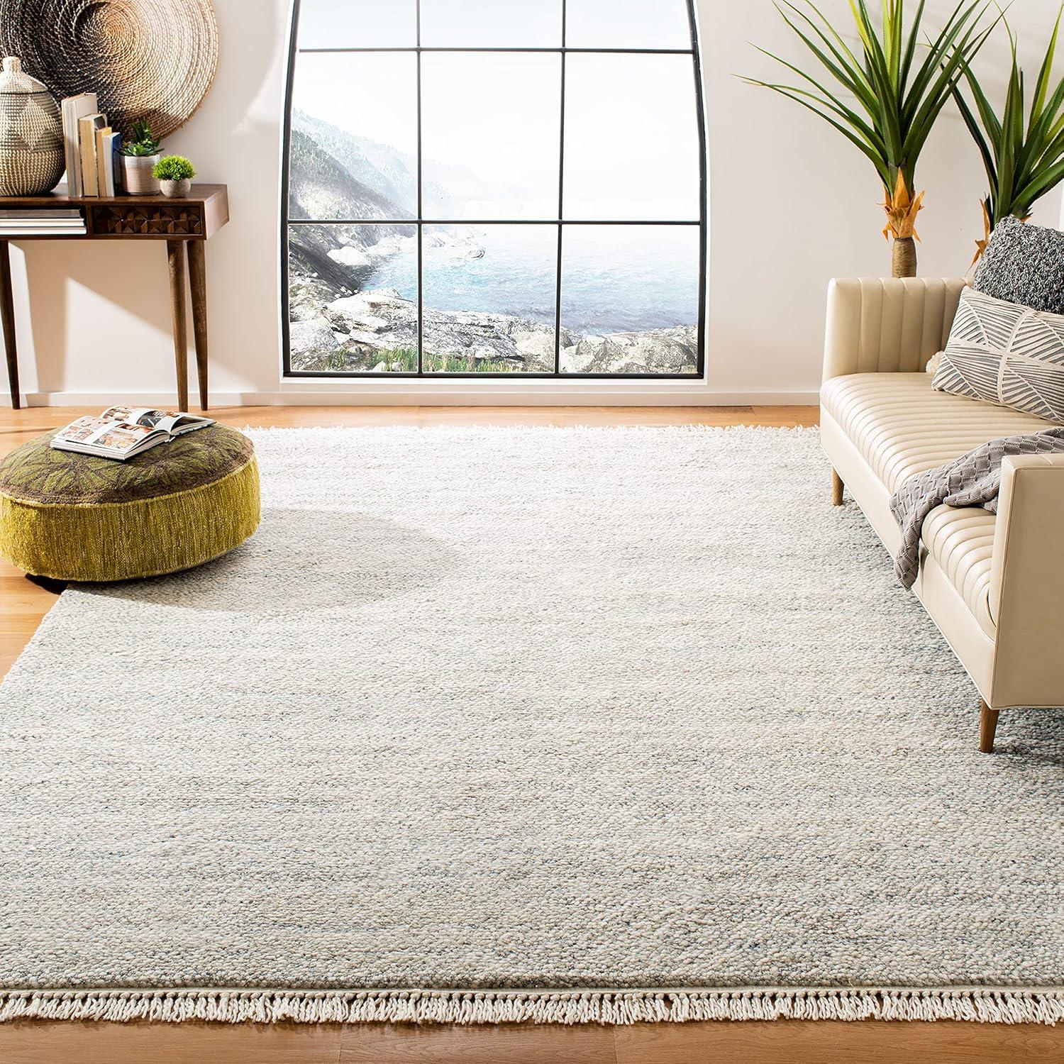 Casablanca CSB521 Hand Knotted Indoor Accent Rug - Grey - 3'x5' - Safavieh