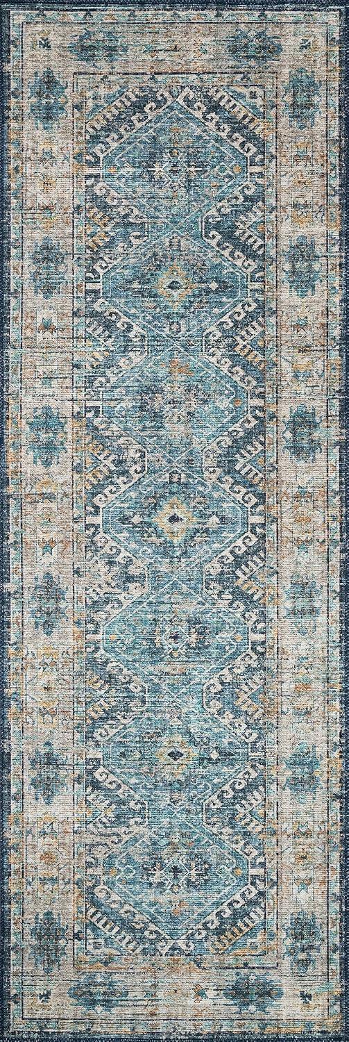 Loloi II Skye Oriental Denim / Natural Area Rug