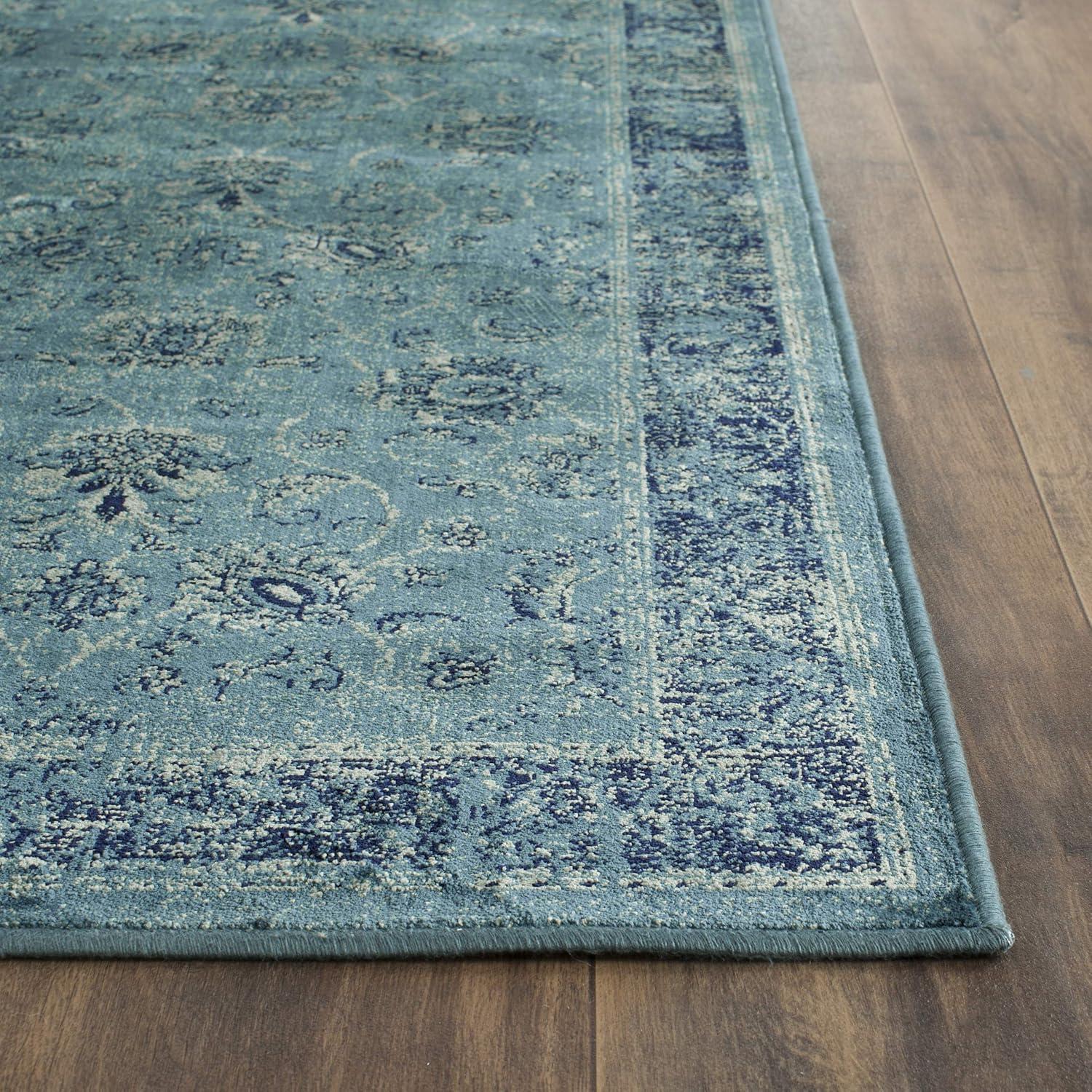 SAFAVIEH Vintage Adrian Traditional Area Rug, Turquoise, 8' x 10'