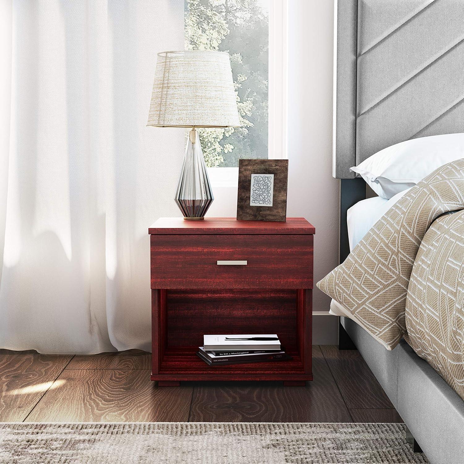 Boyd Sleep Novara Single Drawer Low Profile Nightstand