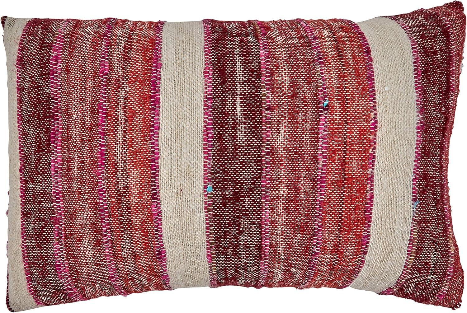 Lynn Collection Striped Cotton Throw Pillow