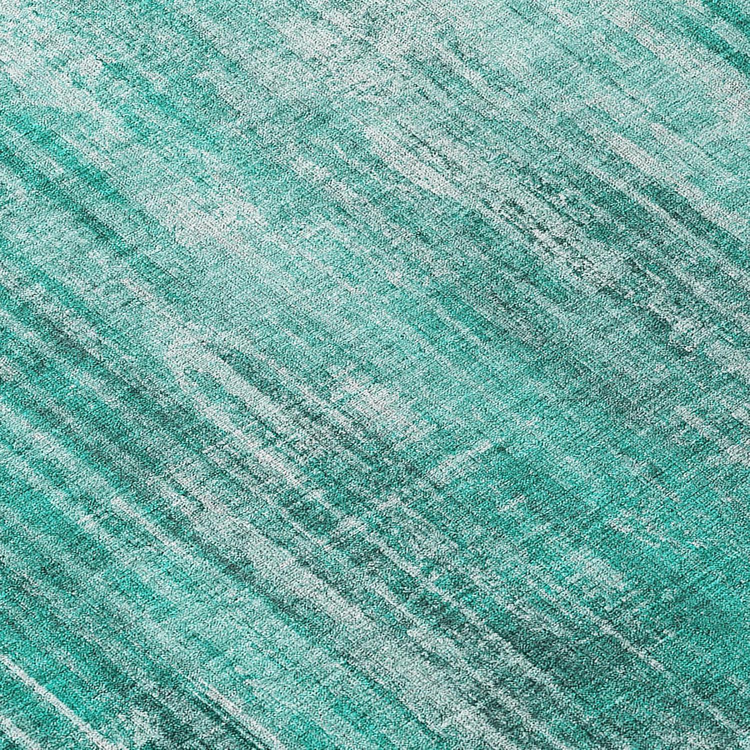 Addison Rugs Machine Washable Indoor/ Outdoor Chantille Modern Ombre Rug Teal - 1'8" x 2'6"