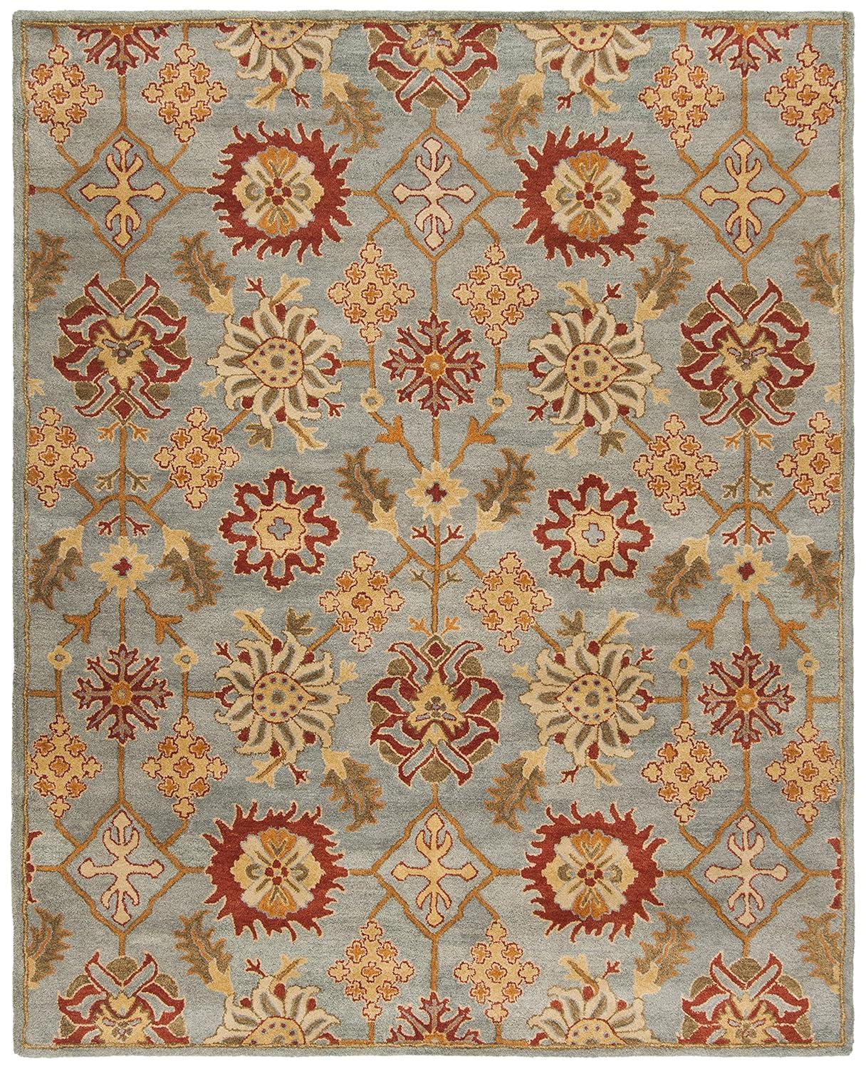 Heritage HG420 Hand Tufted Area Rug - Charcoal/Multi - 8'x10' - Safavieh.
