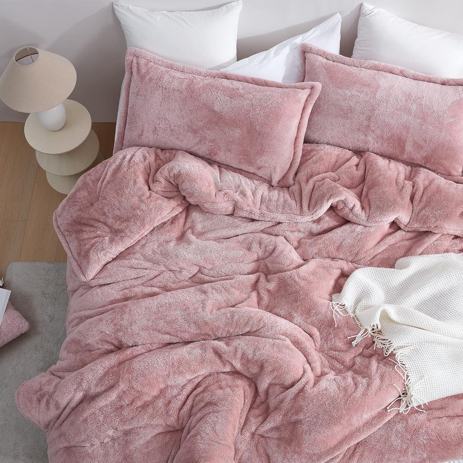 Coma Inducer ® Oversized Plush Comforter - Sepia Rose King