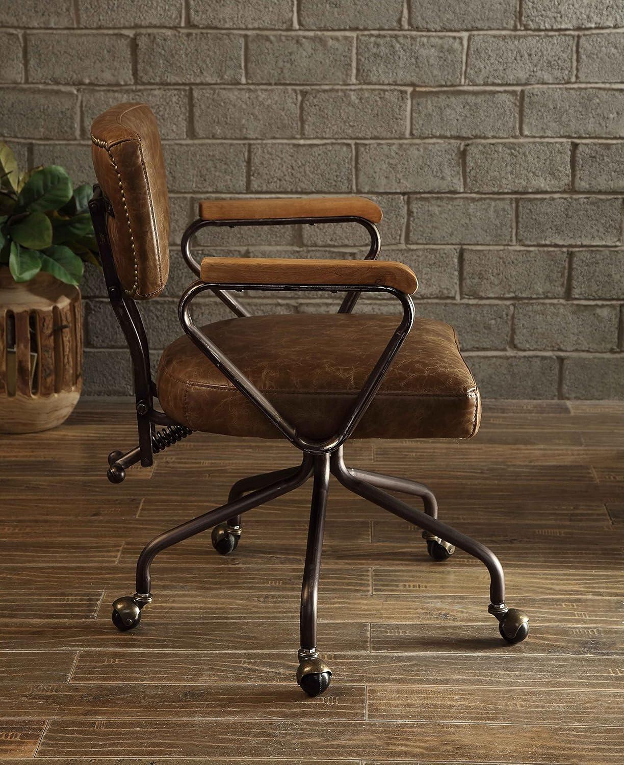 Hallie Genuine Leather Office Chair