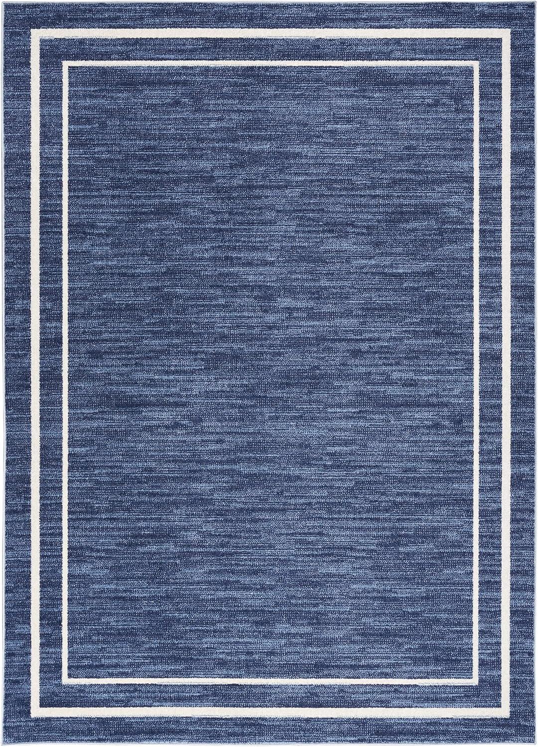 Nourison Essentials Bordered Indoor Outdoor Area Rug