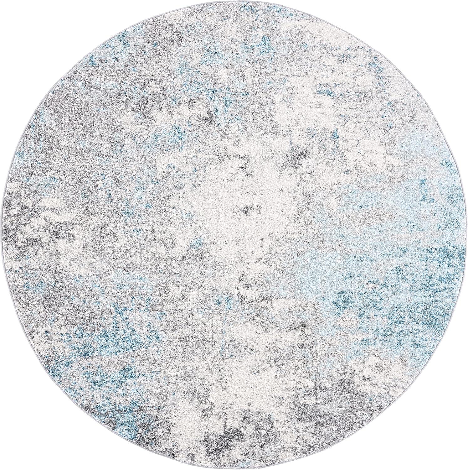 SAFAVIEH Tulum Collection TUL207F Grey / Blue Rug