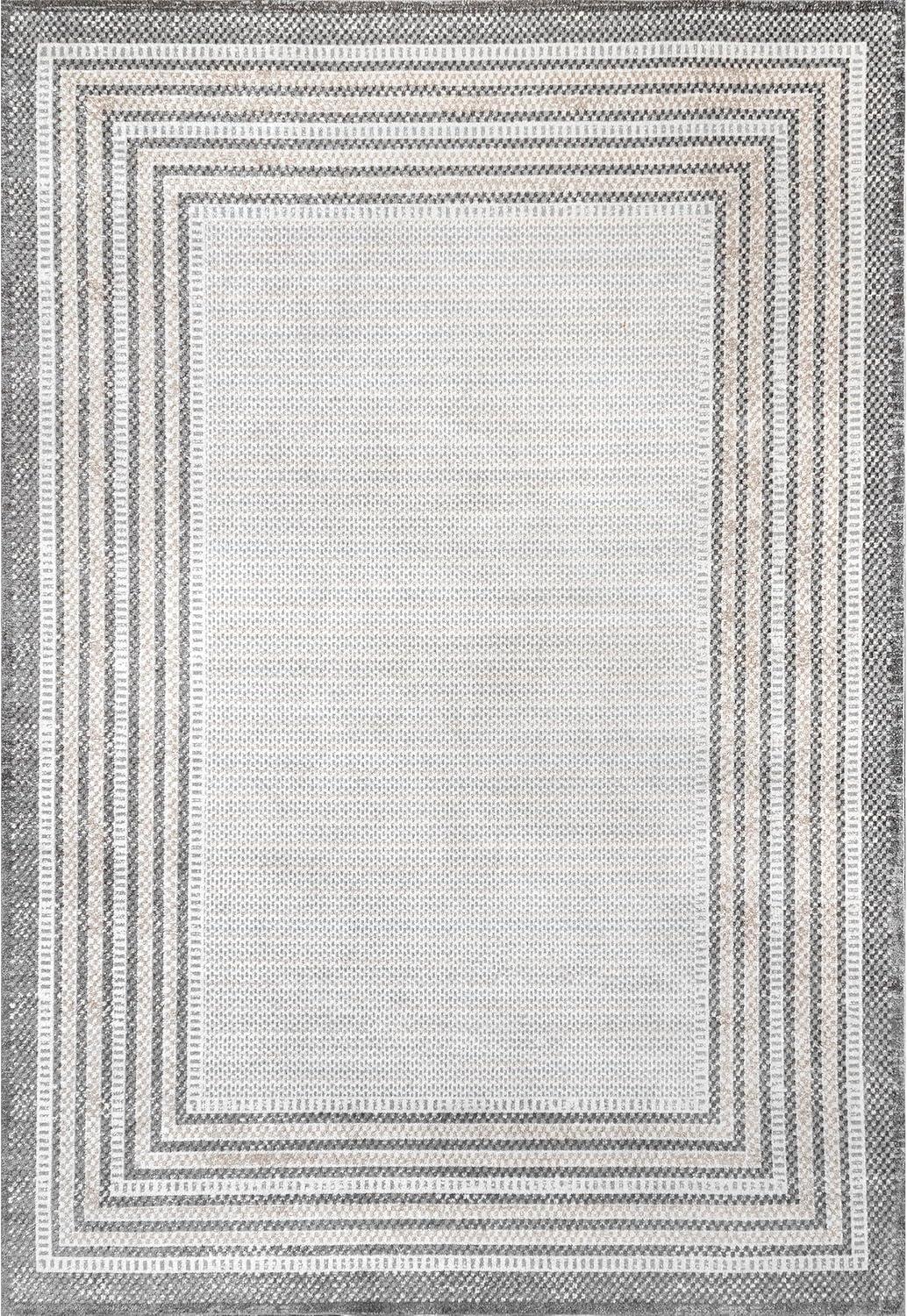 Nuloom Kyleigh Pet Friendly Machine Washable Southwestern Area Rug, 3' 3" x 5', Dark Grey