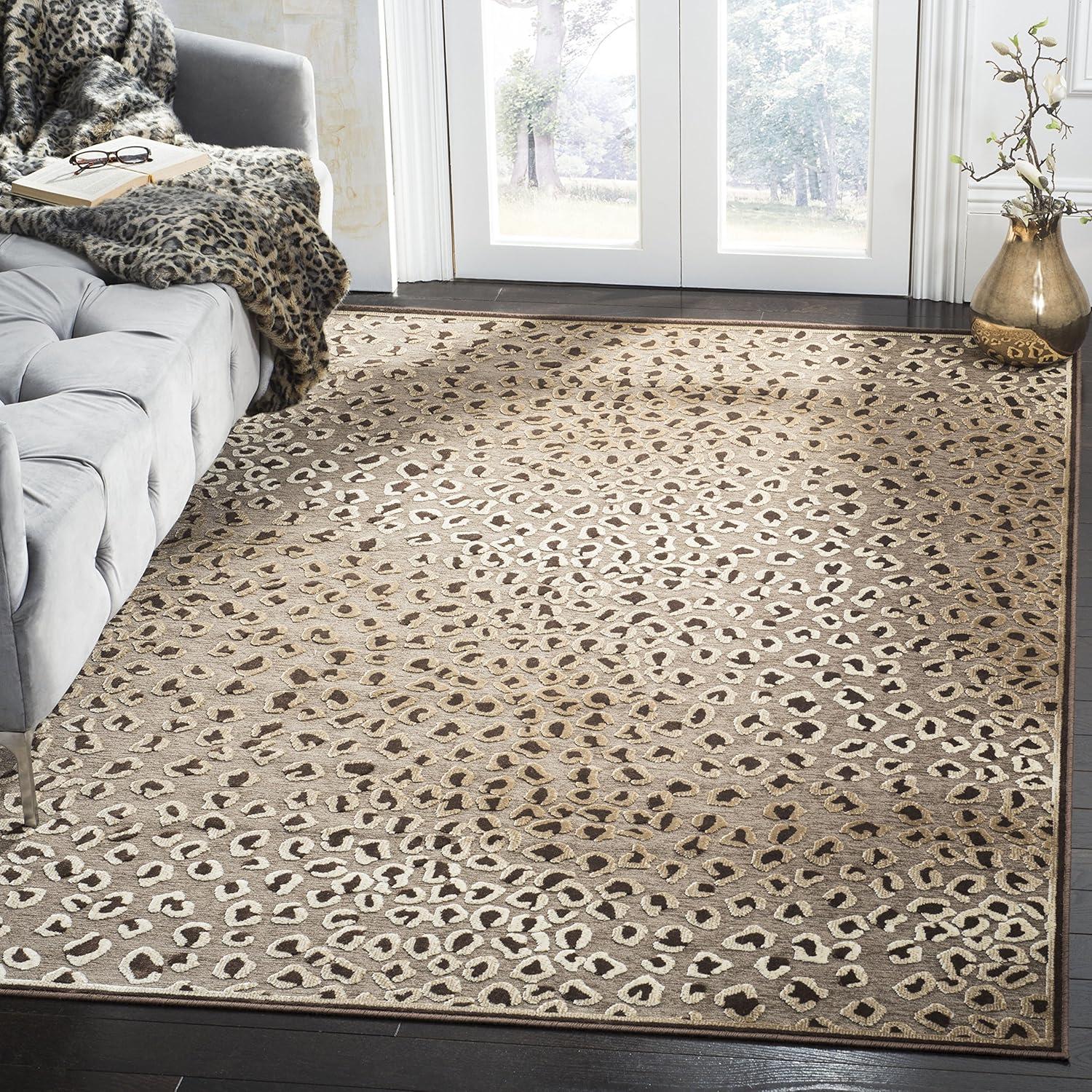Paradise PAR84 Power Loomed Accent Rug - Beige/Brown - 2'7"x4' - Safavieh.