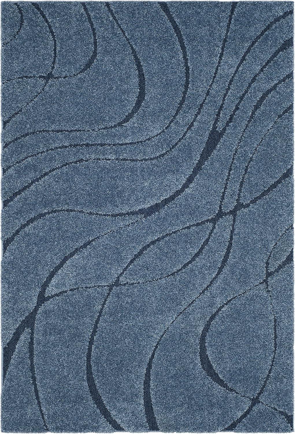 Florida Shag SG471 Power Loomed Area Rug  - Safavieh