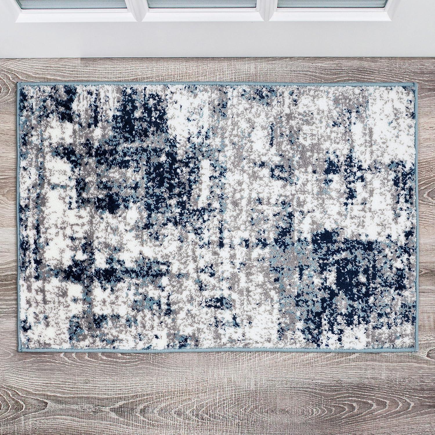 World Rug Gallery Distressed Abstract Area Rug