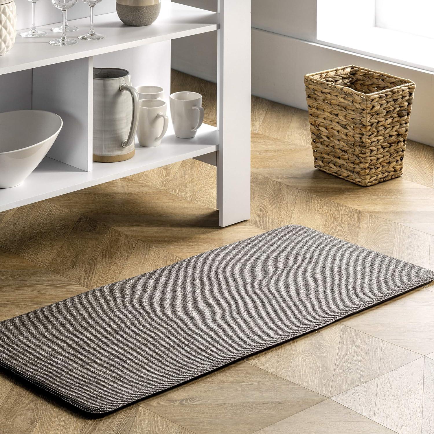 Nuloom Casual Braided Anti Fatigue Kitchen or Laundry Room Comfort Indoor Mat
