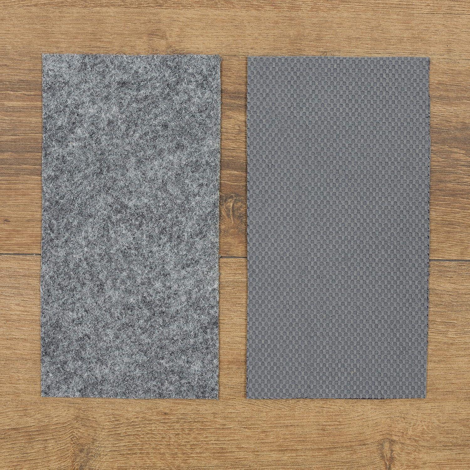 Minimalist Gray 8'x10' Rectangular Area Rug Pad