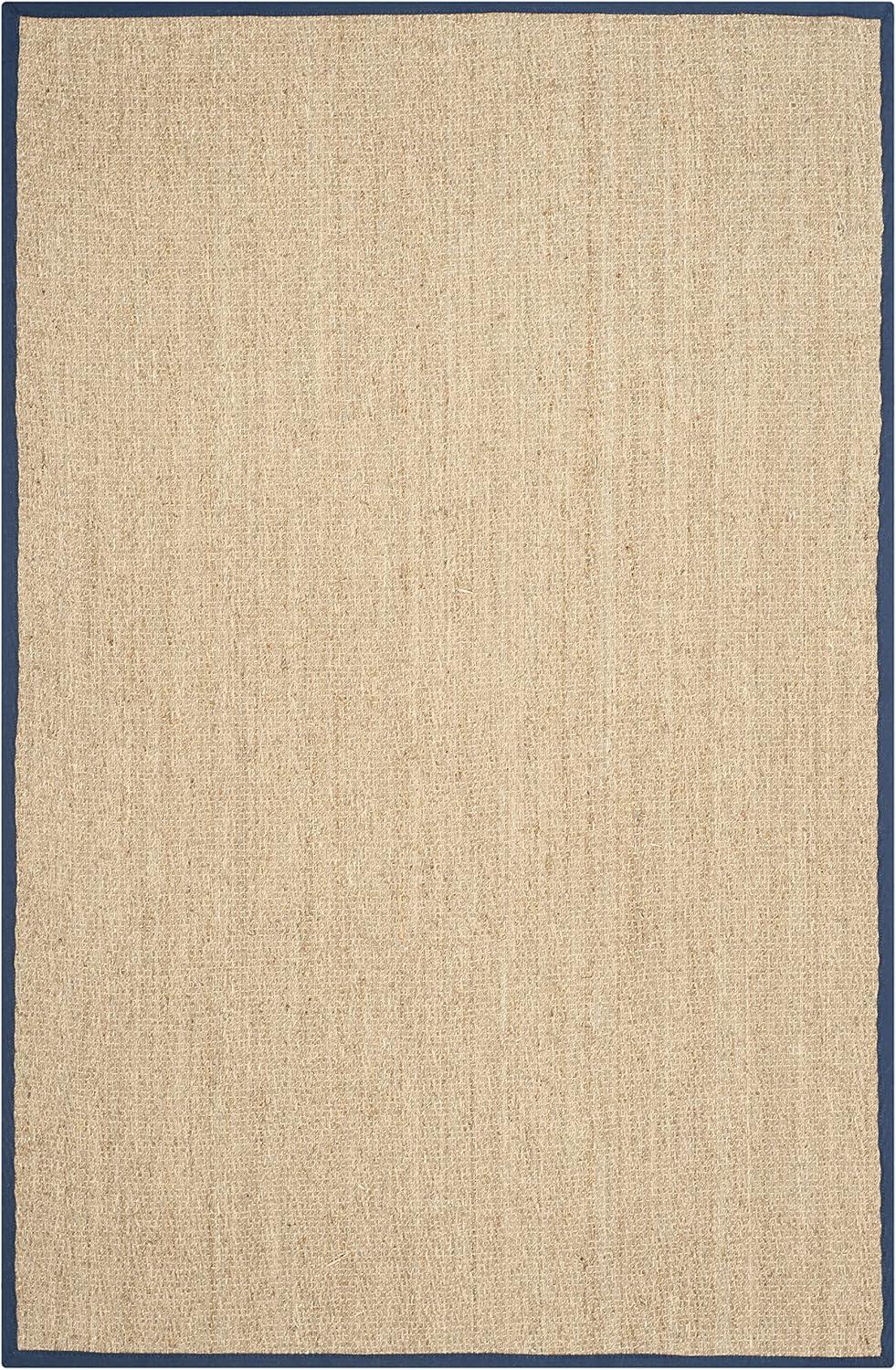 Natural Fiber NF115 Power Loomed Indoor Area Rug - Natural/Blue - 5'x8' - Safavieh.