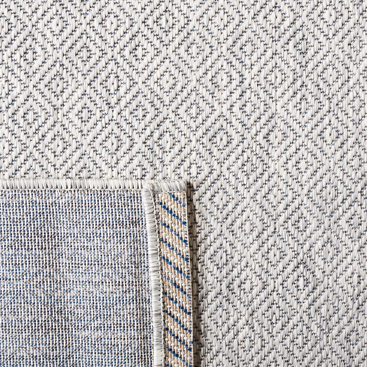 Geometric Gray Indoor/Outdoor Area Rug