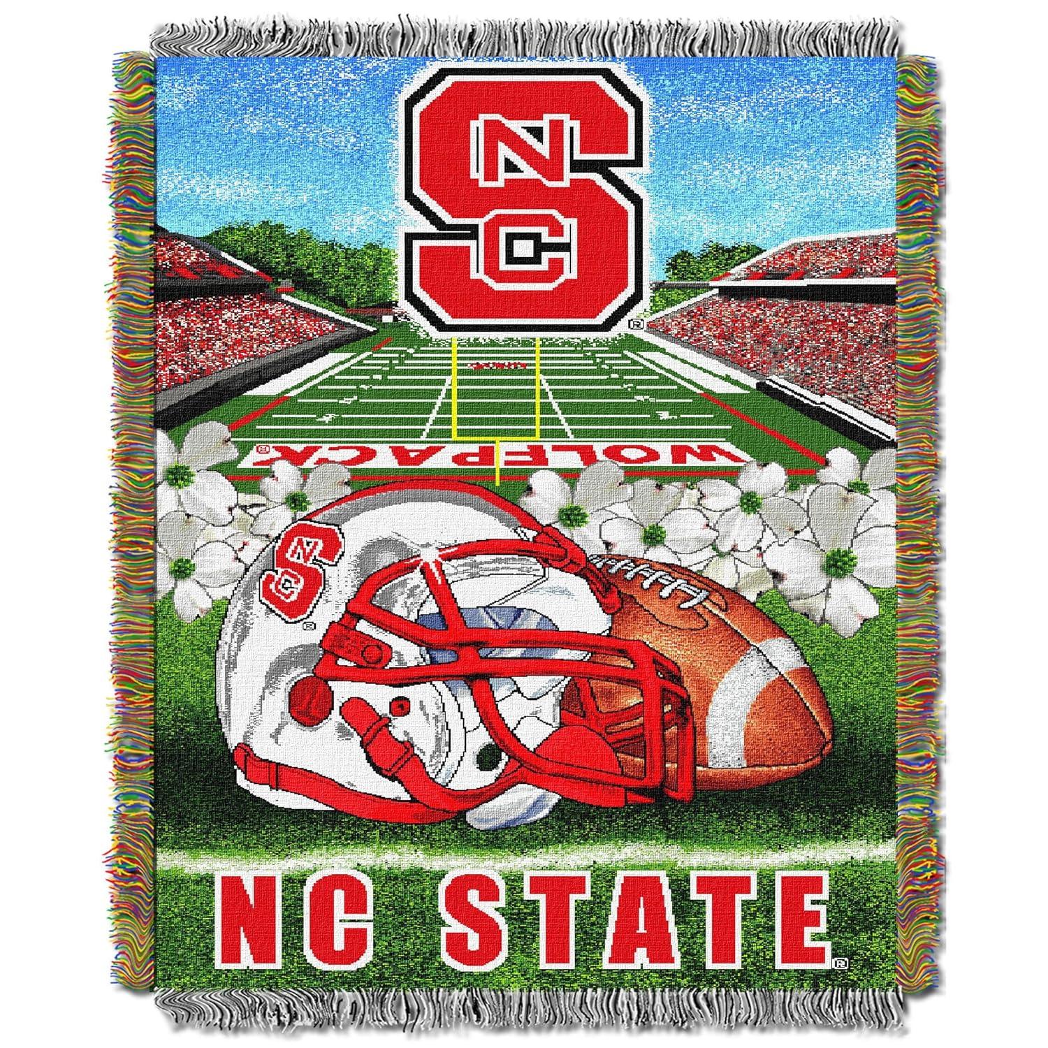 Clemson Tigers Orange and Green Woven Tapestry Throw Blanket