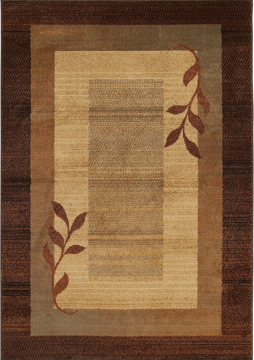 Home Dynamix Royalty Clover Contemporary Geometric Border Area Rug