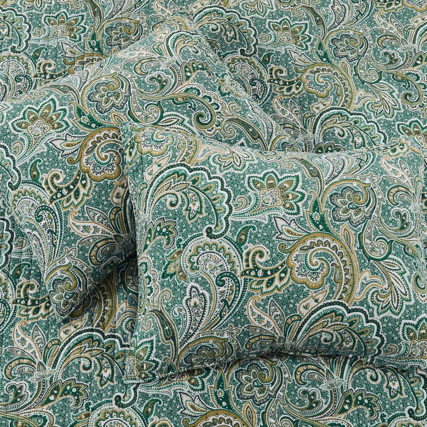 Levtex home Kimpton Green King Quilt Set