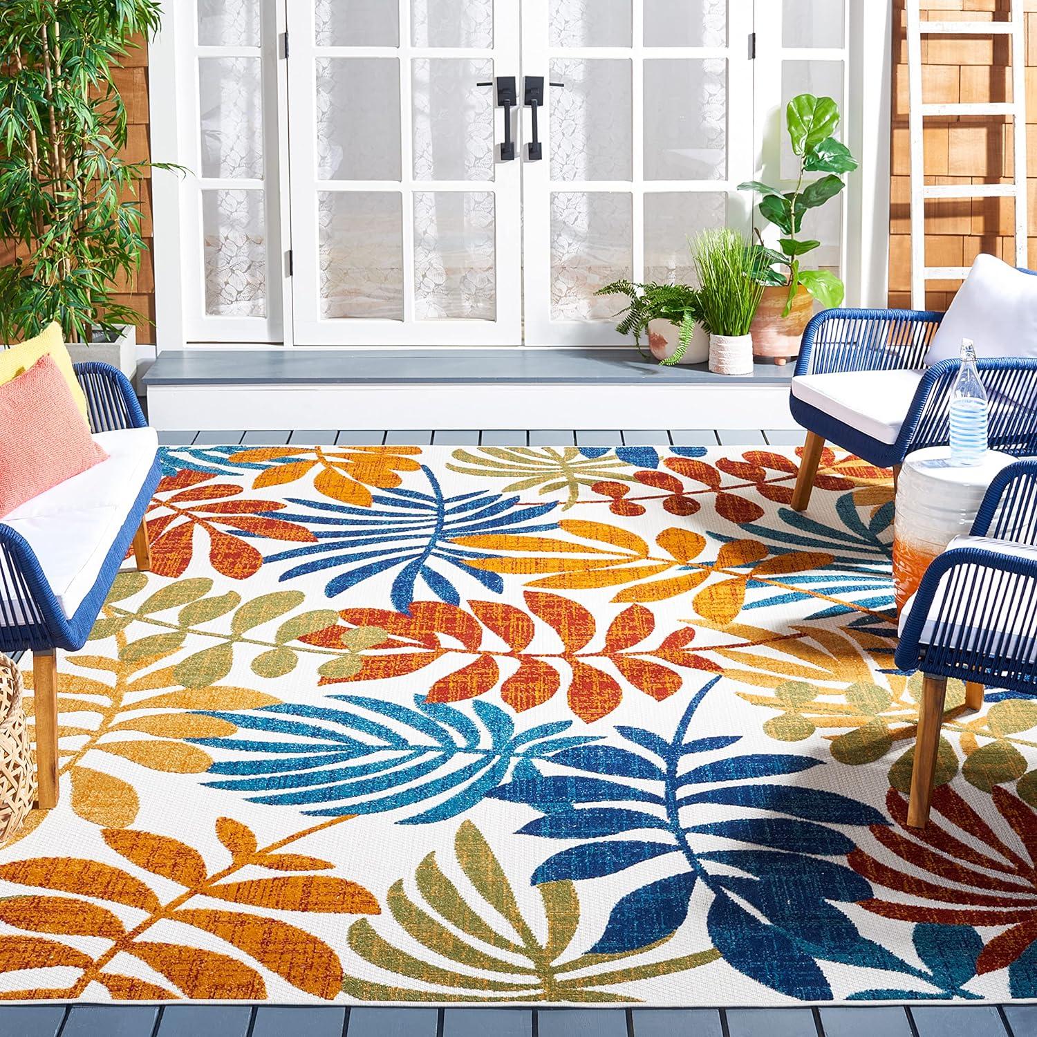 Cabana CBN814 Power Loomed Indoor/Outdoor Area Rug  - Safavieh