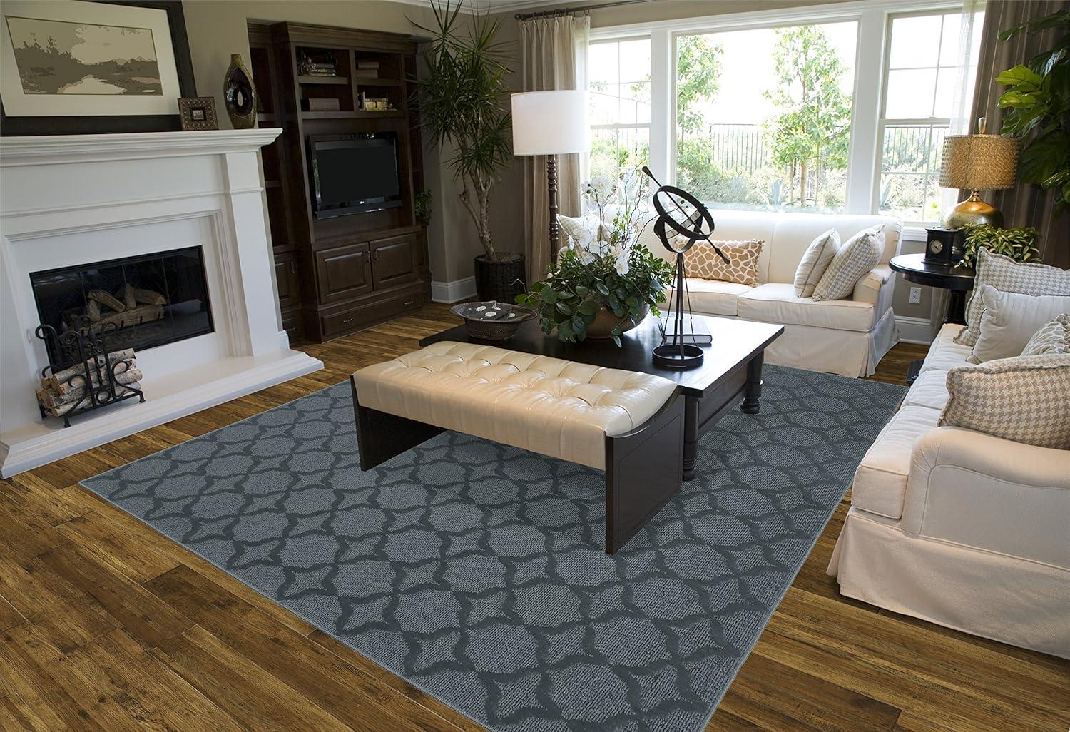 Garland Rug Sparta Sea Foam Square Indoor Area Rug, 12' x 12'