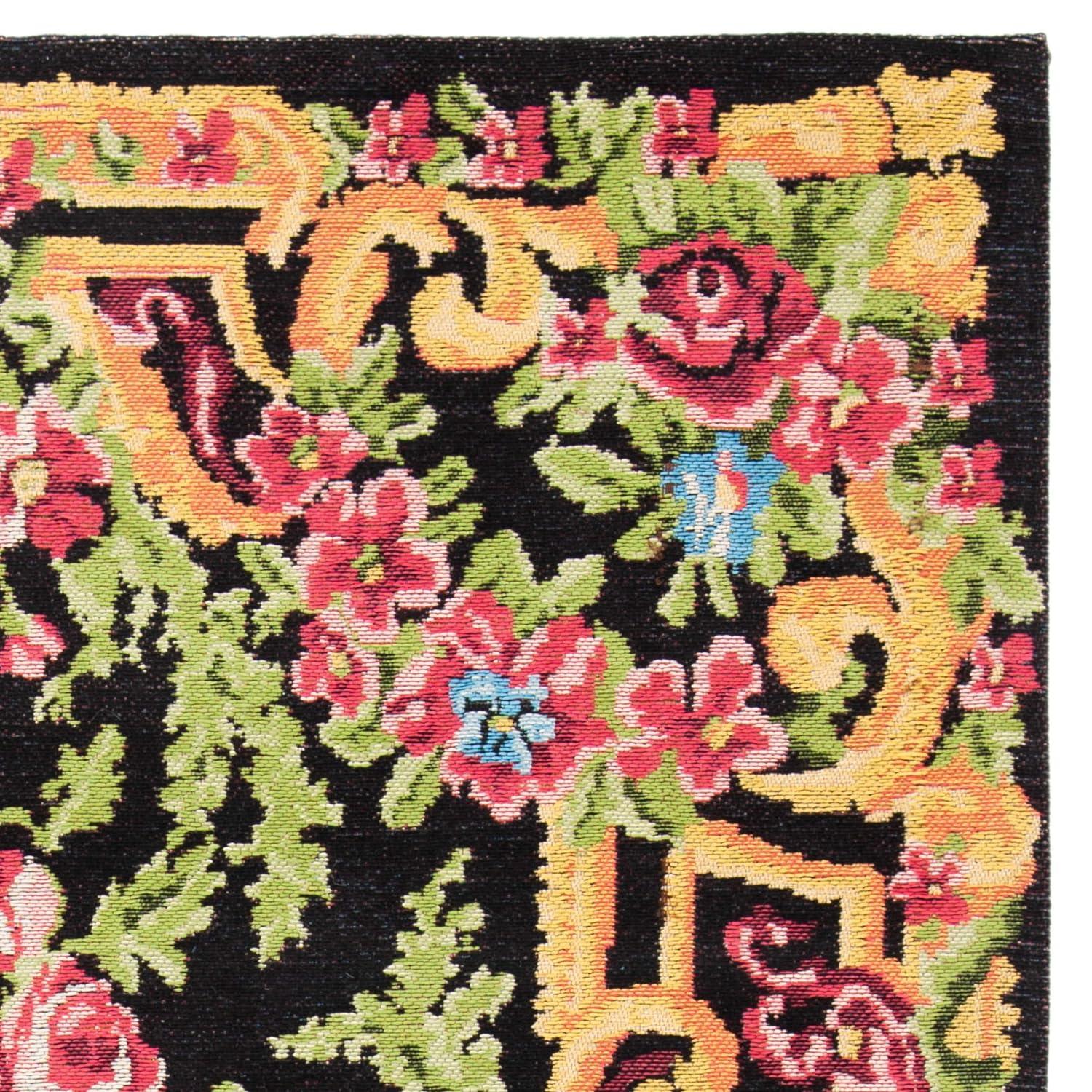 Astoria Grand Abington Classic Vintage Performance Floral Rug