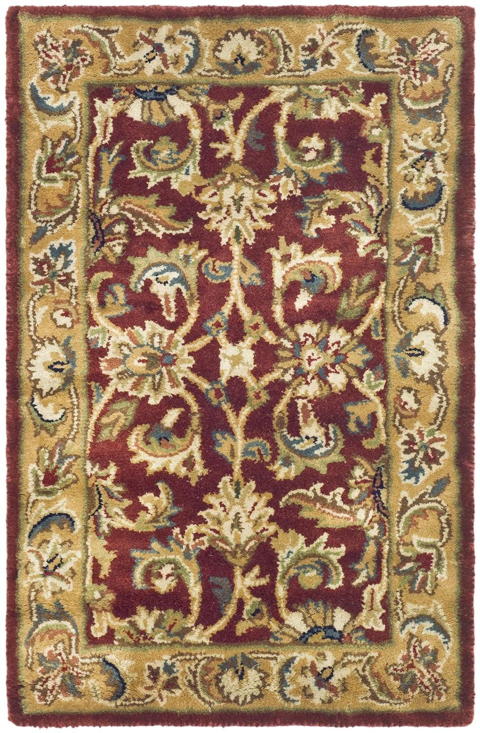 SAFAVIEH Classic Gloria Traditional Wool Area Rug, Rust/Camel, 2' x 3'