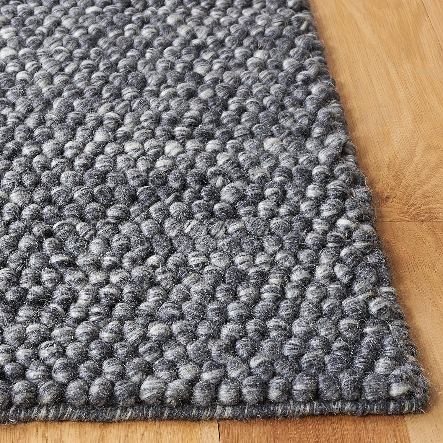 Natura NAT620 Hand Woven Area Rug - Dark Grey - 3'x5' - Safavieh